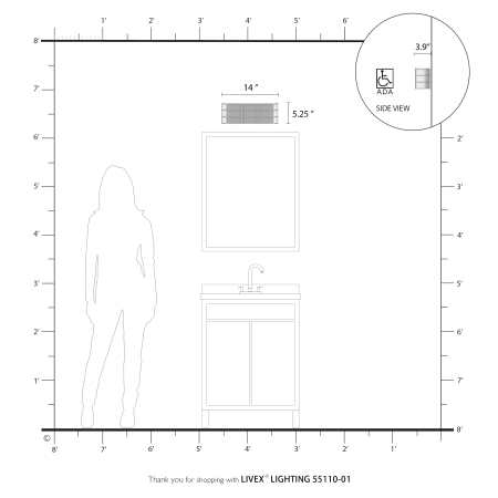 A large image of the Livex Lighting 55110 Alternate Image