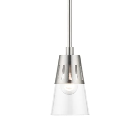 A large image of the Livex Lighting 56451 Brushed Nickel