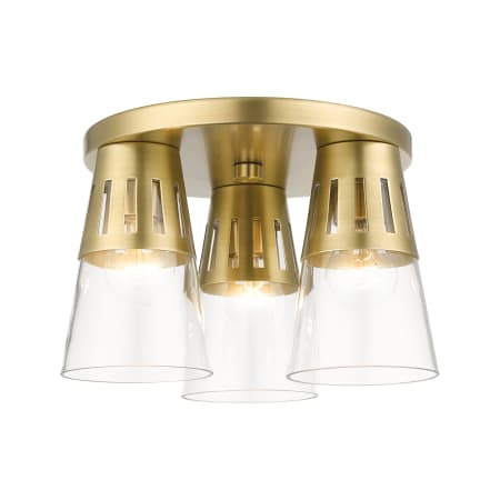 A large image of the Livex Lighting 56454 Natural Brass