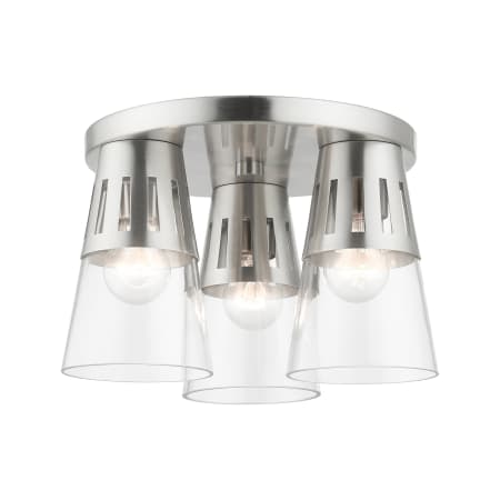 A large image of the Livex Lighting 56454 Brushed Nickel