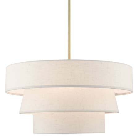 A large image of the Livex Lighting 56724 Antique Brass