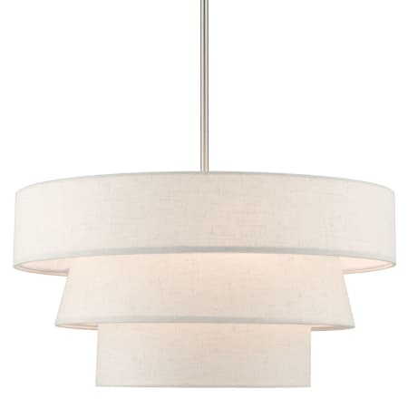 A large image of the Livex Lighting 56724 Brushed Nickel