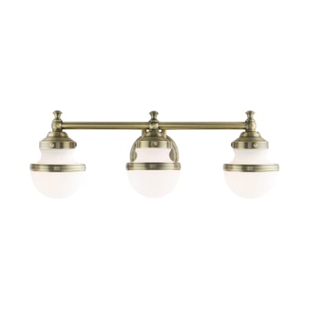 A large image of the Livex Lighting 5713 Antique Brass
