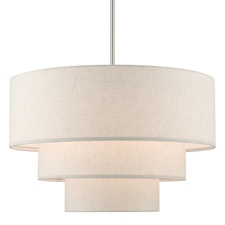 A large image of the Livex Lighting 57484 Brushed Nickel
