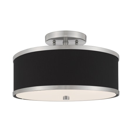 A large image of the Livex Lighting 60402 Brushed Nickel