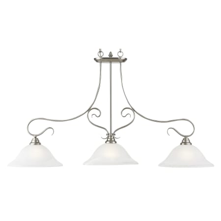 A large image of the Livex Lighting 6108 Brushed Nickel