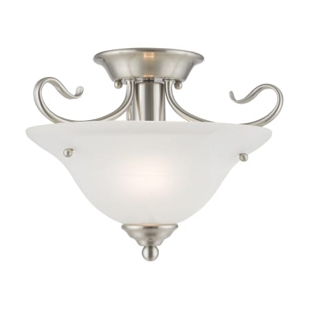 A large image of the Livex Lighting 6109 Brushed Nickel