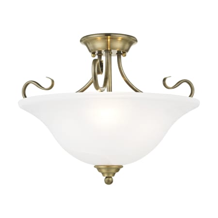 A large image of the Livex Lighting 6130 Antique Brass