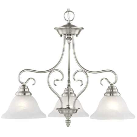 A large image of the Livex Lighting 6133 Brushed Nickel