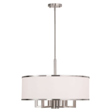 A large image of the Livex Lighting 62616 Brushed Nickel