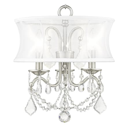 A large image of the Livex Lighting 6303 Brushed Nickel