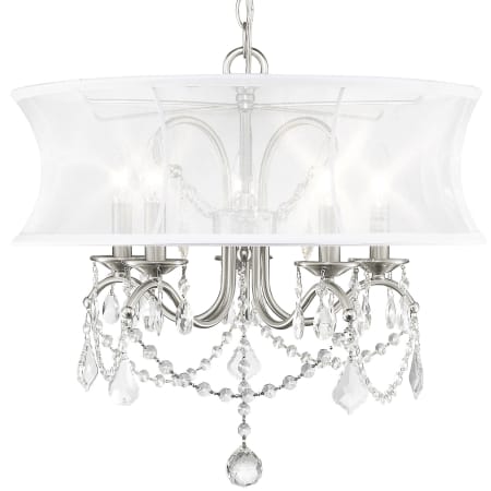 A large image of the Livex Lighting 6305 Brushed Nickel