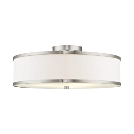 A large image of the Livex Lighting 6352 Brushed Nickel