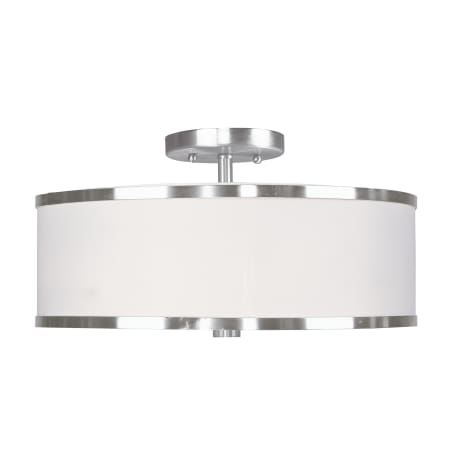 A large image of the Livex Lighting 6368 Brushed Nickel