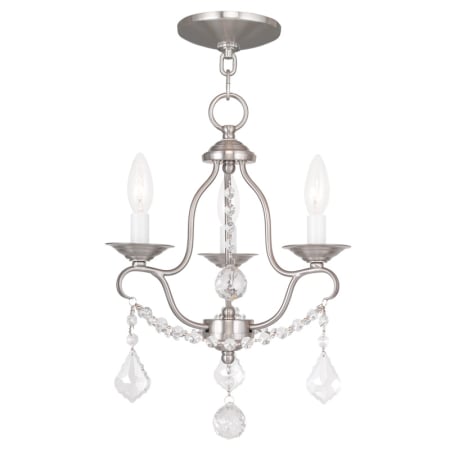 A large image of the Livex Lighting 6423 Brushed Nickel