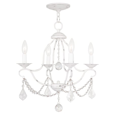 A large image of the Livex Lighting 6424 Antique White