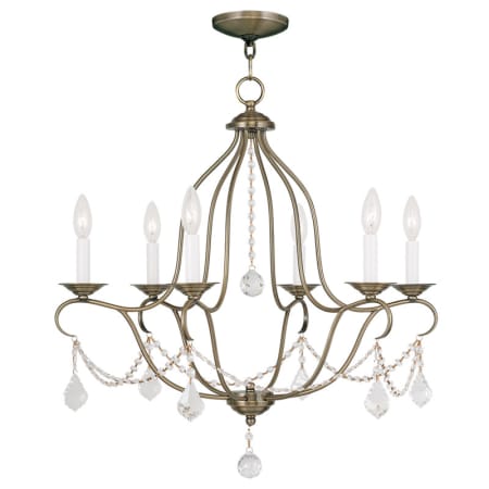 A large image of the Livex Lighting 6426 Antique Brass