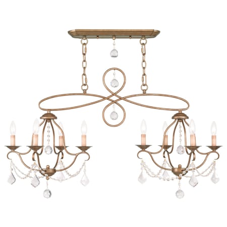 A large image of the Livex Lighting 6437 Antique Gold Leaf