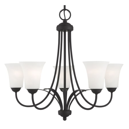 A large image of the Livex Lighting 6475 Black