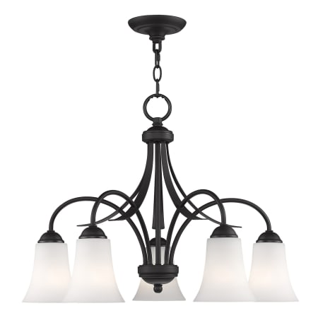 A large image of the Livex Lighting 6476 Black
