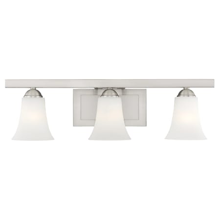 A large image of the Livex Lighting 6493 Brushed Nickel