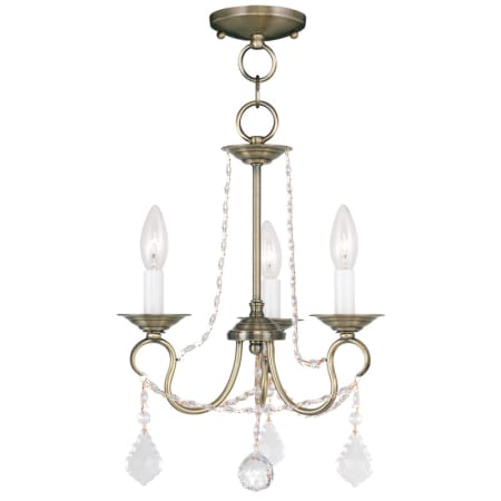 A large image of the Livex Lighting 6513 Antique Brass