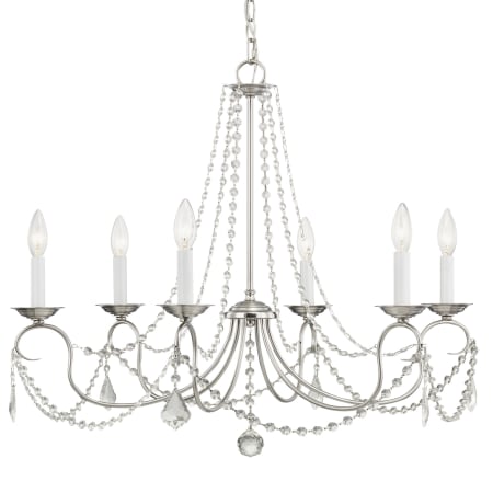 A large image of the Livex Lighting 6516 Brushed Nickel