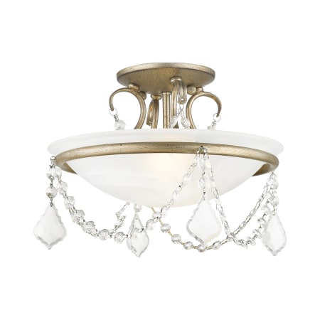 A large image of the Livex Lighting 6523 Antique Silver Leaf