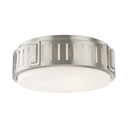 A large image of the Livex Lighting 65513 Brushed Nickel