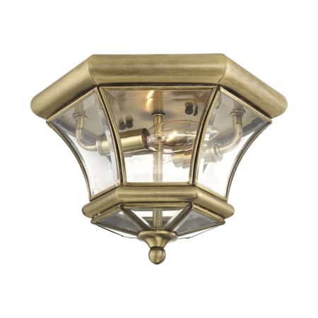 A large image of the Livex Lighting 7052 Antique Brass