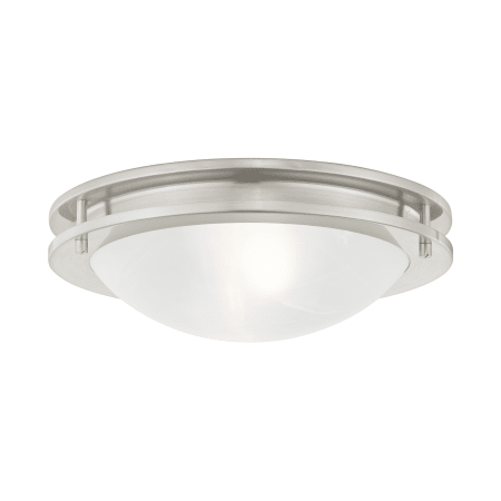 A large image of the Livex Lighting 7058 Brushed Nickel