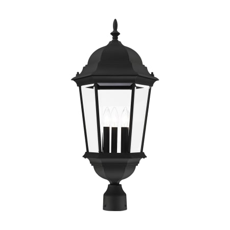 A large image of the Livex Lighting 7568 Textured Black