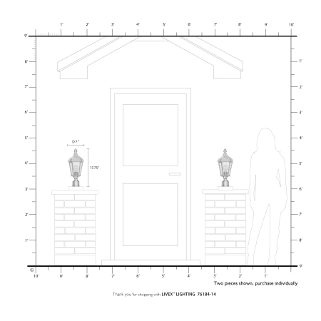 A large image of the Livex Lighting 76184 Alternate Image