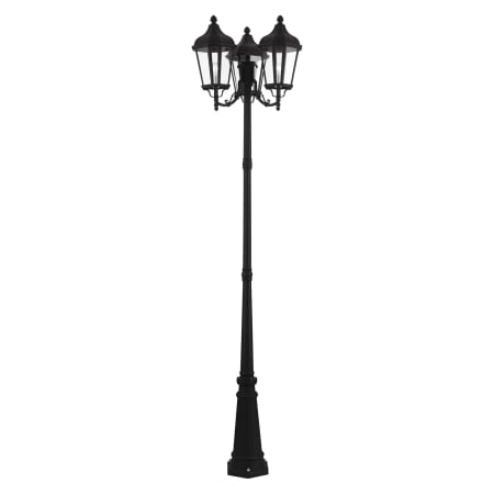 A large image of the Livex Lighting 76198 Textured Black / Antique Silver Finish Cluster