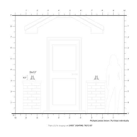 A large image of the Livex Lighting 78212 Alternate Image