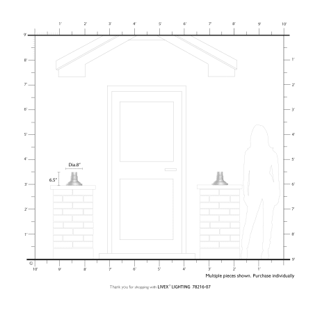 A large image of the Livex Lighting 78216 Alternate Image