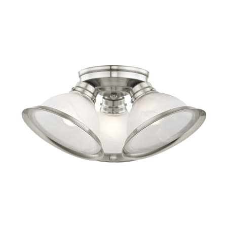 A large image of the Livex Lighting 8108 Brushed Nickel