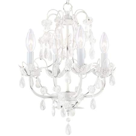 A large image of the Livex Lighting 8193 Antique White