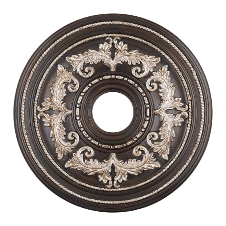 A large image of the Livex Lighting 8200 Hand Rubbed Bronze with Antique Silver Accents
