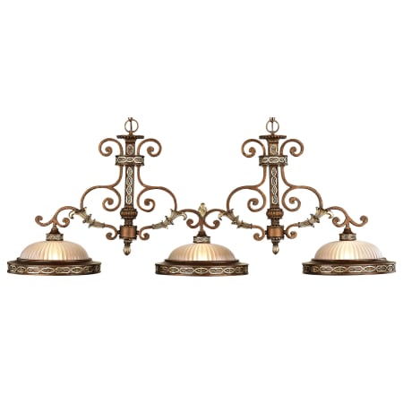 A large image of the Livex Lighting 8546 Palacial Bronze with Gilded Accents