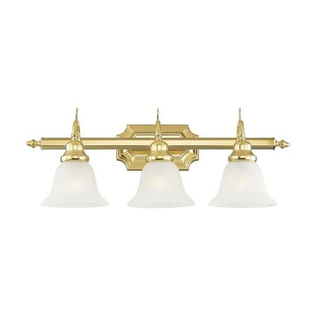A large image of the Livex Lighting 1283T Polished Brass