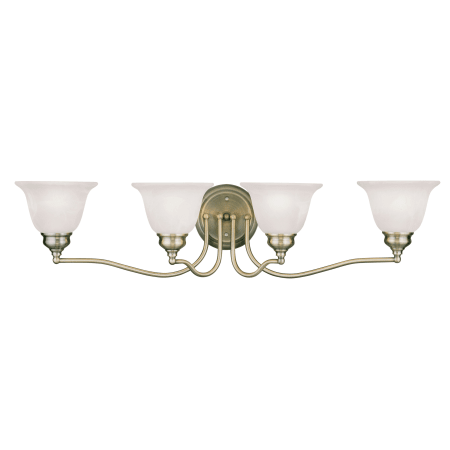 A large image of the Livex Lighting 1354 Antique Brass