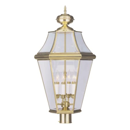 A large image of the Livex Lighting 2368 Polished Brass