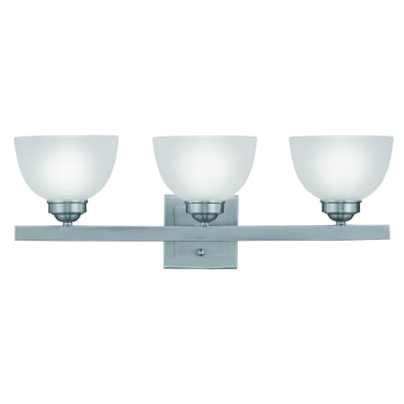A large image of the Livex Lighting 4203 Brushed Nickel
