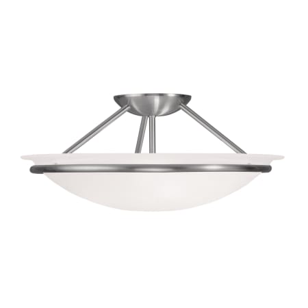 A large image of the Livex Lighting 4824 Brushed Nickel