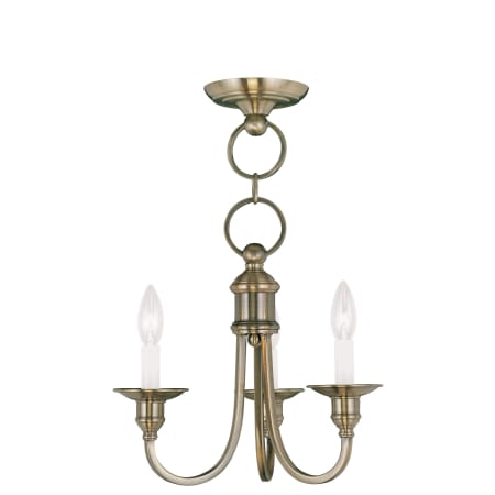 A large image of the Livex Lighting 5143 Antique Brass