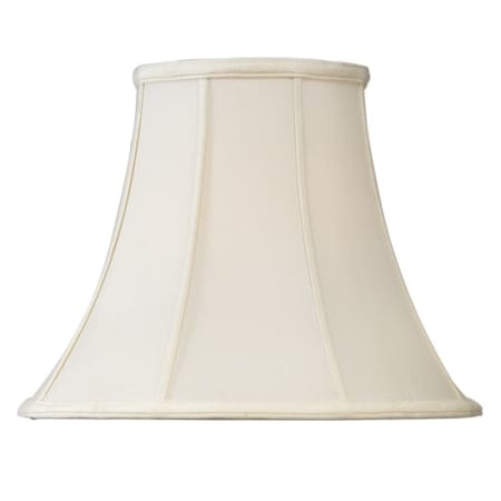A large image of the Livex Lighting S501 Off White Shantung Silk Bell Shade