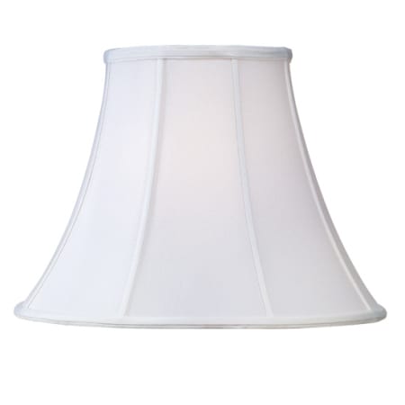 A large image of the Livex Lighting S507 White Shantung Silk Bell Shade