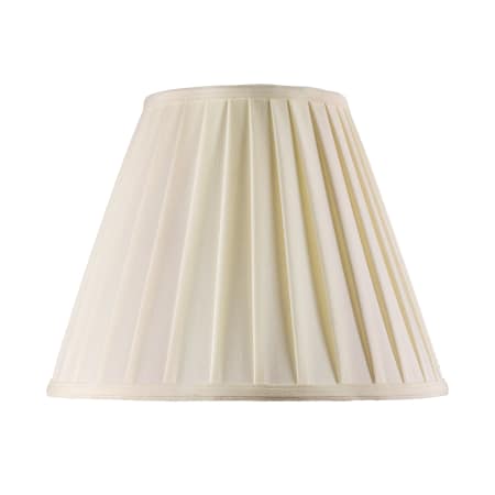 A large image of the Livex Lighting S515 Off White Shantung Silk Pleat Empire Shade