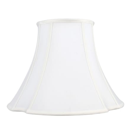 A large image of the Livex Lighting S553 White French Oval Shantung Silk Bell Shade